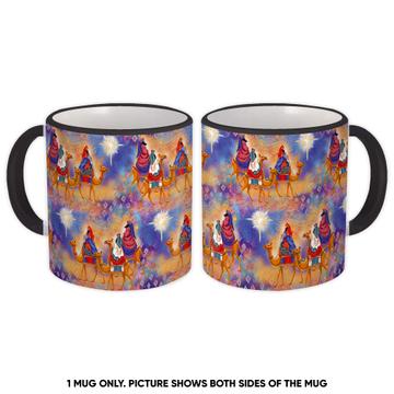 Magi Three Kings Camels : Gift Mug Wise Men Christmas Greetings Christian Star Religious