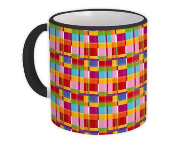Tartan Scotish Colorful : Gift Mug All Occasion Birthday