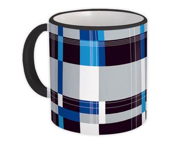 Tartan Scotish Blue : Gift Mug All Occasion Birthday Scotland