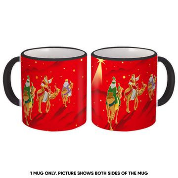 Three Kings For Christmas Greetings : Gift Mug Magi Nativity Wise Men Celebration Christian