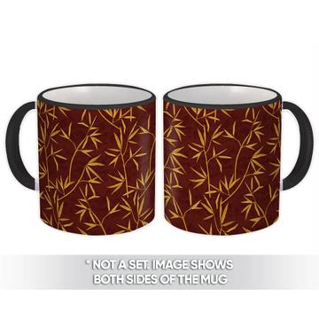 Bamboo Leaves : Gift Mug Autumn Thanksgiving Plants For Father Dad Wall Decor Miss You