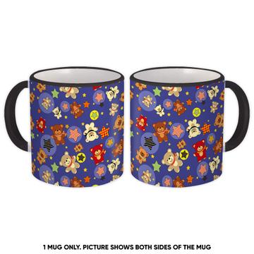 Baby Teddy Bear Bears : Gift Mug For Kid Birthday Children Nursery Toddler Room Decor Pattern