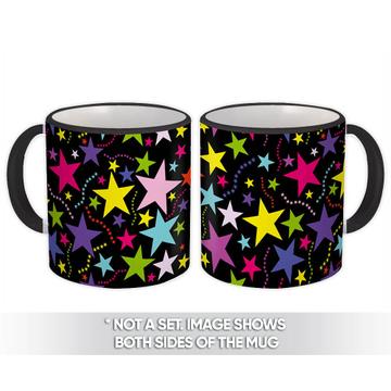 Rainbow Stars : Gift Mug Child Party Decor Friendship Carnival Pattern Garland Banner