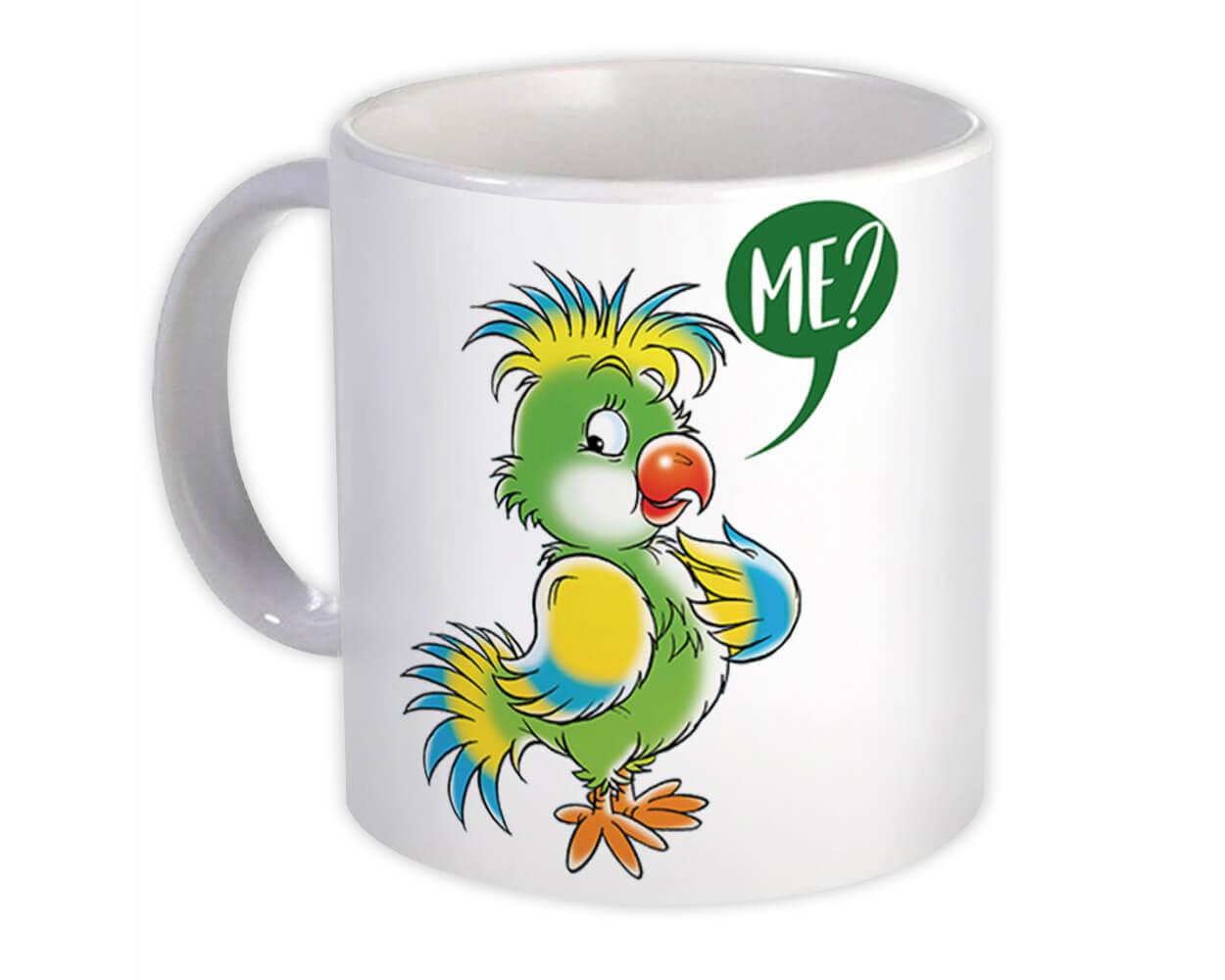 Gift Mug : Parrot Graphic Me Bird Nature Drawing Animal Cute