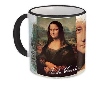 Mona Lisa Leonardo da Vinci Portrait : Gift Mug Famous Oil Painting Art Artist Painter