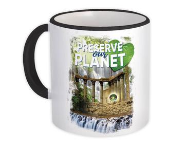 Ecolife Earth Preserve Our Planet : Gift Mug Green Energy Environmental Protection