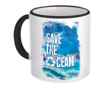 Ecolife Water Dolphins : Gift Mug Ecology Eco Friendly Ocean Preservation Organic