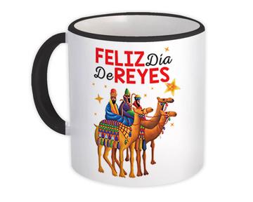 Three Kings Dia De Reyes : Gift Mug Nativity Magi Wise Men Spanish Christian Religious Art