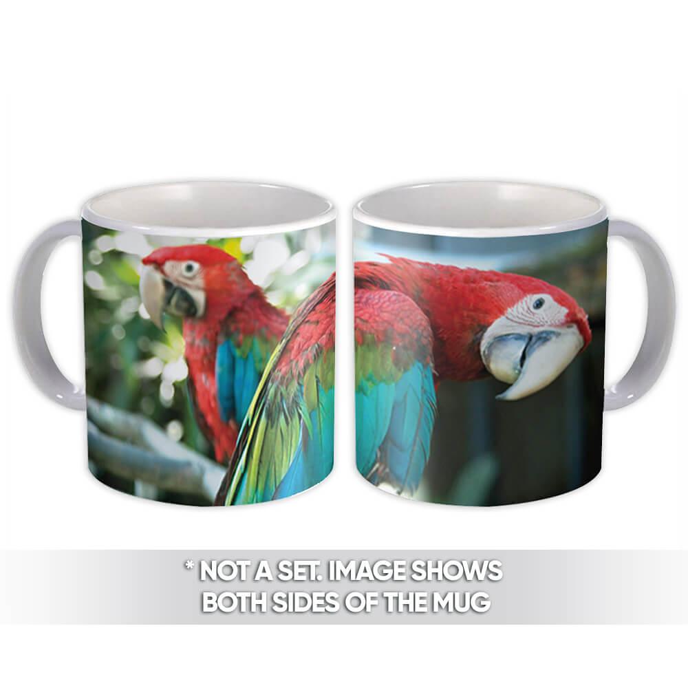 Gift Mug : Macaws Parrot Tropical Bird Animal Nature Cup