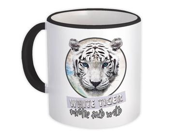 White Tiger Nature : Gift Mug Wild Animals Wildlife Fauna Safari Species