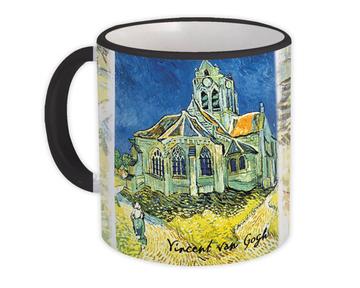 Vincent Van Gogh Church at Auvers : Gift Mug Famous Oil Painting Art Artist Painter