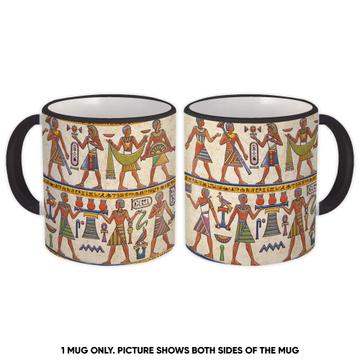 Egypt Egyptian Rock Art : Gift Mug History Ancient Print African Country Ramses Pattern