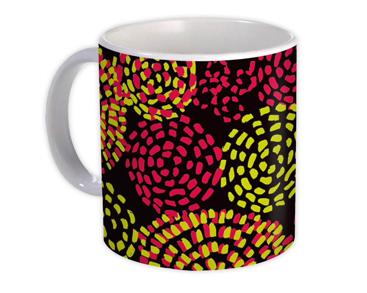 Gift Mug : Abstract Colorful Dots All Occasion Birthday Christmas Xmas