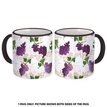 Grape Bunches Grapes : Gift Mug Fruit Fruits Lover Wine Kitchen Table Decor Towel Print