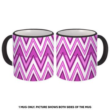 Chevron Pattern Missoni : Gift Mug Abstract Seamless Trendy Fashion For Her Mother Friend