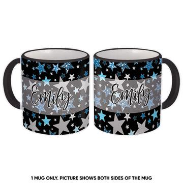 Stars Pattern : Gift Mug Abstract Star Shape Print For Kids Child Night Birthday Party Decor