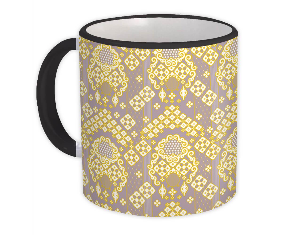 Gift Mug : Abstract Arabesque Modern Contemporary Home Decor Design