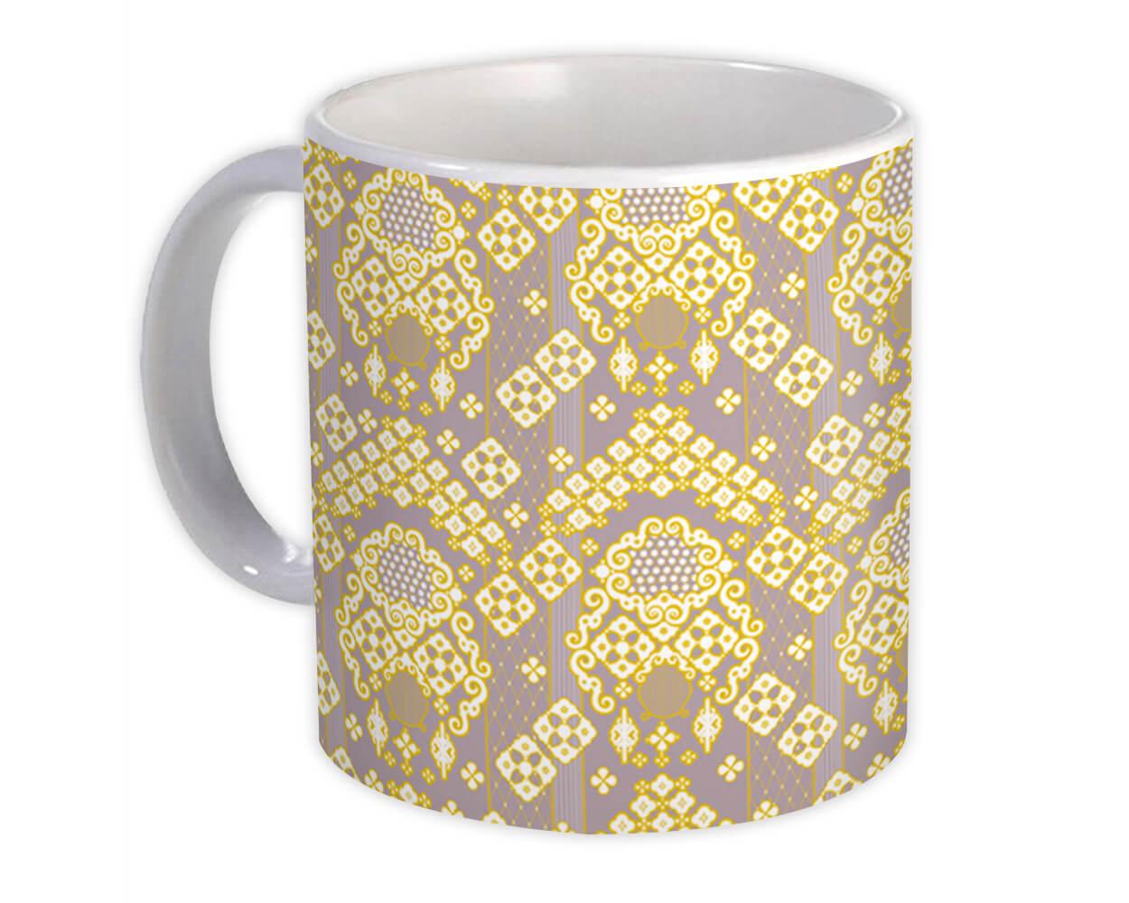 Gift Mug : Abstract Arabesque Modern Contemporary Home Decor Design