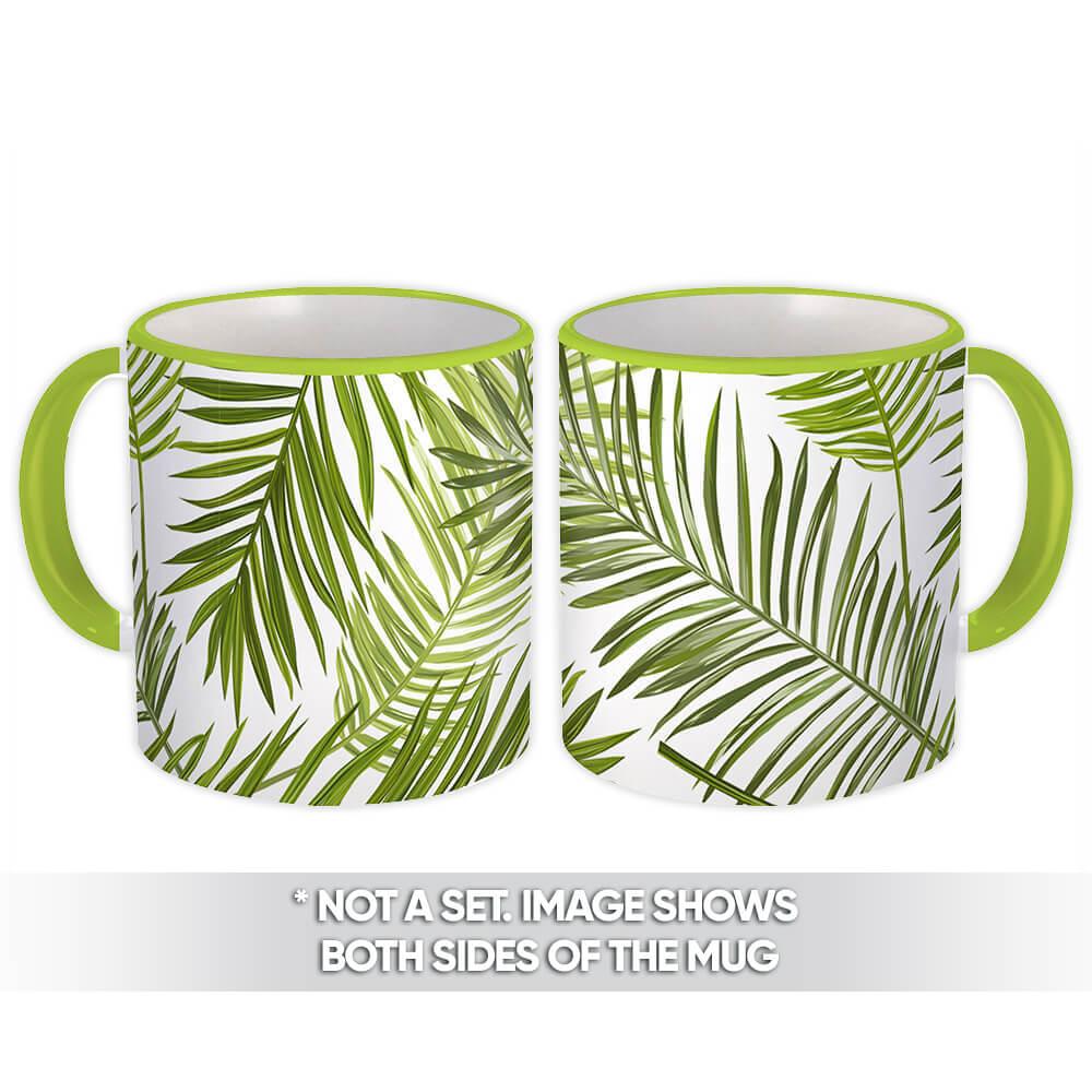 Gift Mug : Leaves Pink Botanical Nature Leaf Garden Plant