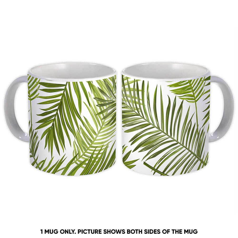 Gift Mug : Leaves Pink Botanical Nature Leaf Garden Plant