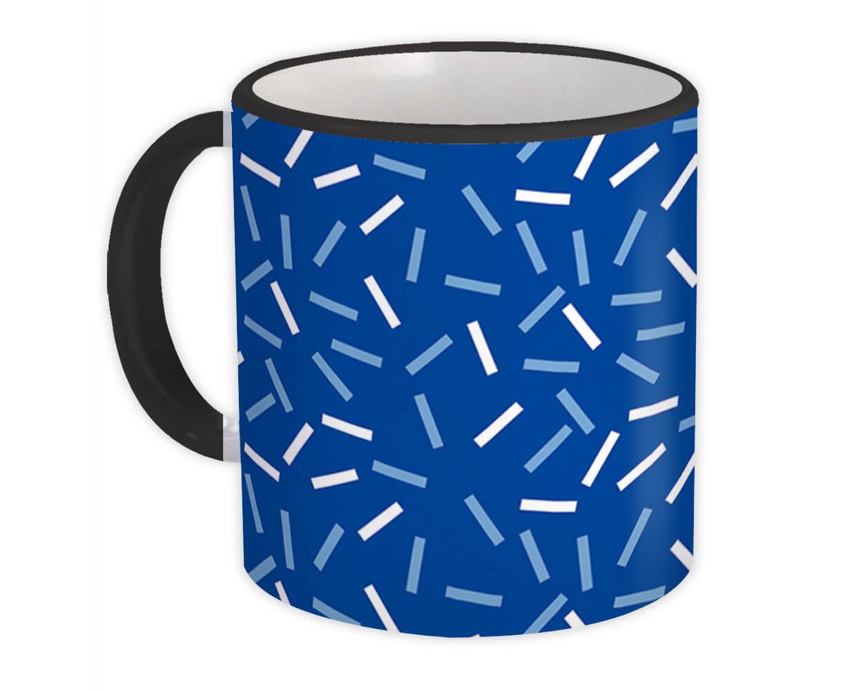 Gift Mug : Sprinkles Blue Scandinavian Modern Design Home Decor