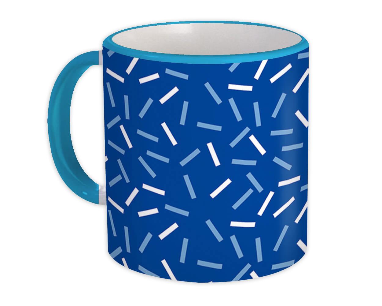 Gift Mug : Sprinkles Blue Scandinavian Modern Design Home Decor