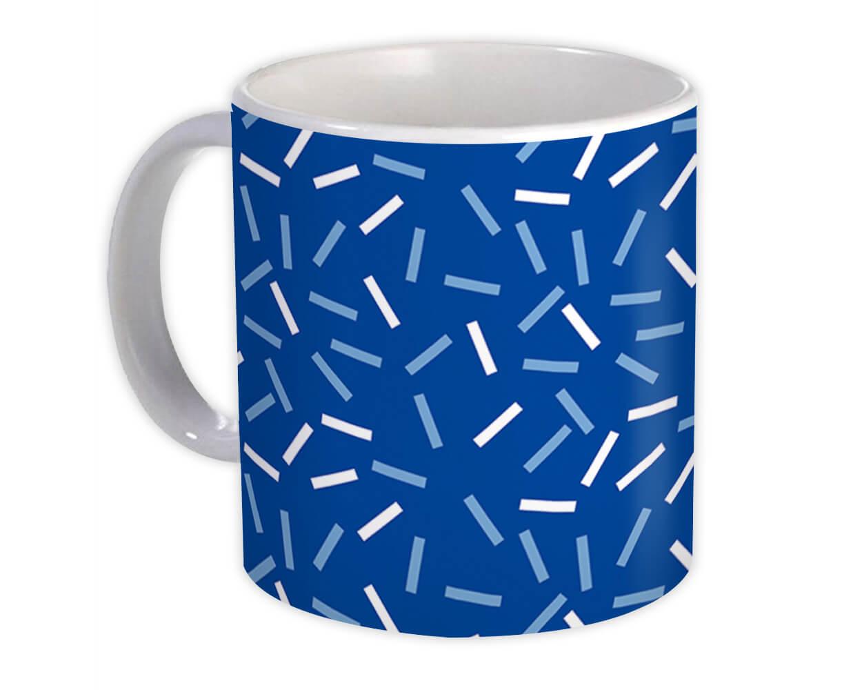 Gift Mug : Sprinkles Blue Scandinavian Modern Design Home Decor