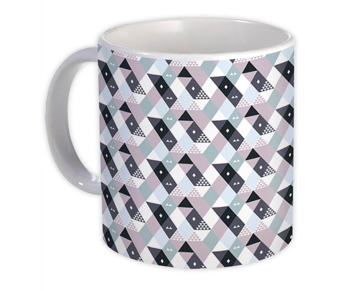 Gift Mug : Modern Abstract Grey Home Decor Pattern Shapes Neutral