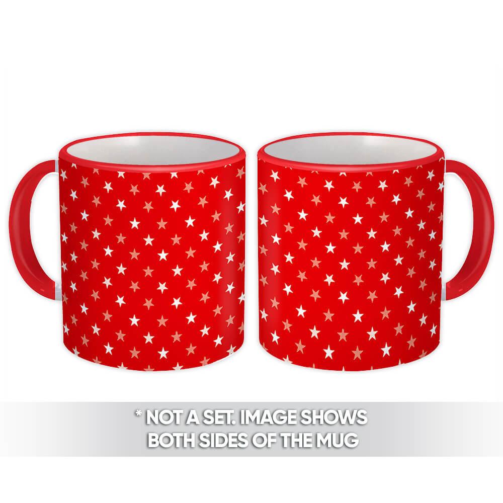 Gift Mug : Stars Pattern Abstract Shape Contemporary