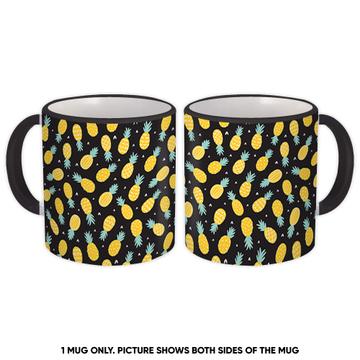 Funny Pineapples : Gift Mug Pattern Summer Fruit Trendy Home Decor Cute Food Child