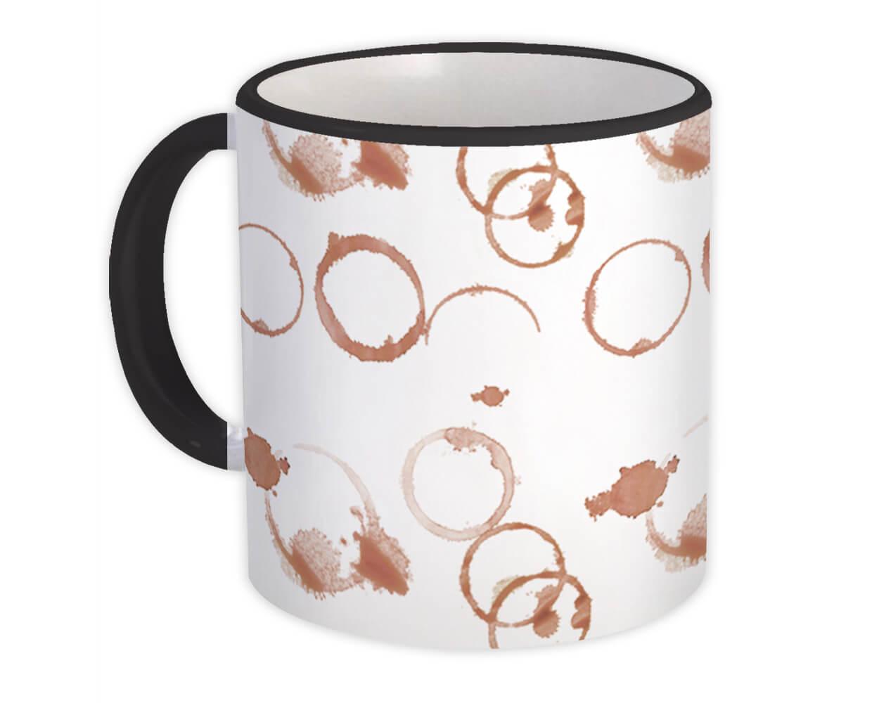 Gift Mug : Watercolor Abstract Gold Brown Modern Home Decor