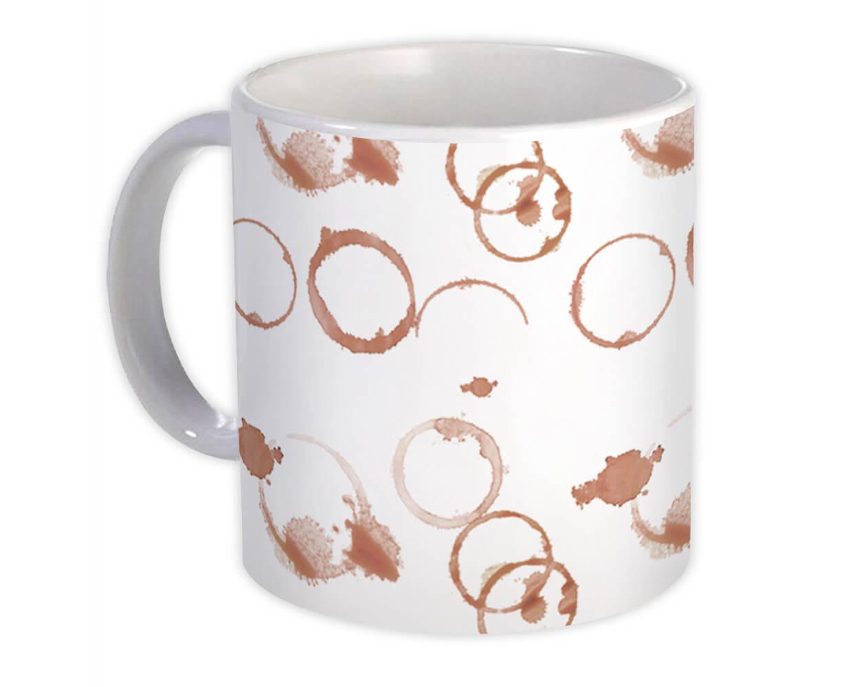 Gift Mug : Watercolor Abstract Gold Brown Modern Home Decor