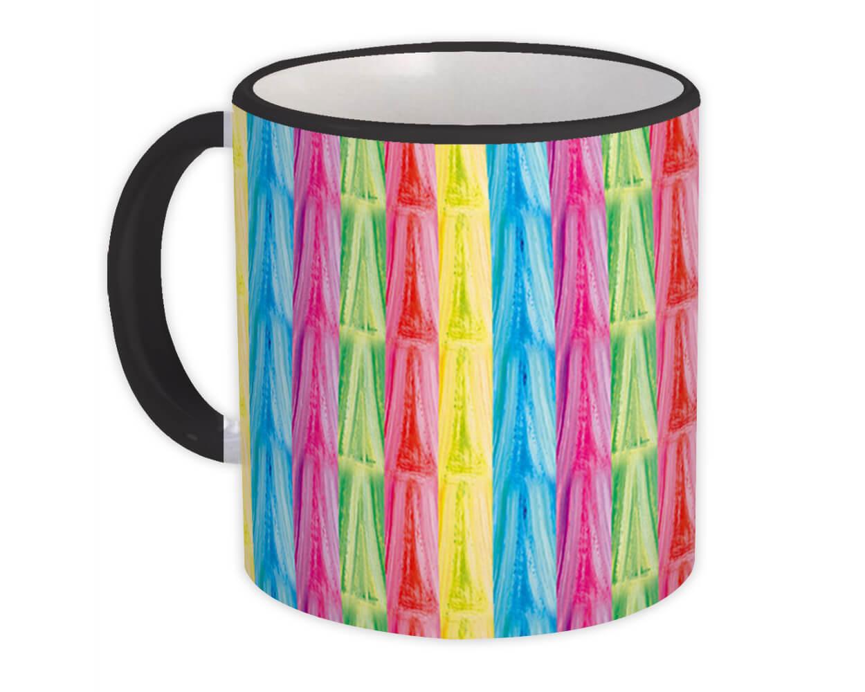 Gift Mug : Colorful Abstract Painting Shapes Home Decor