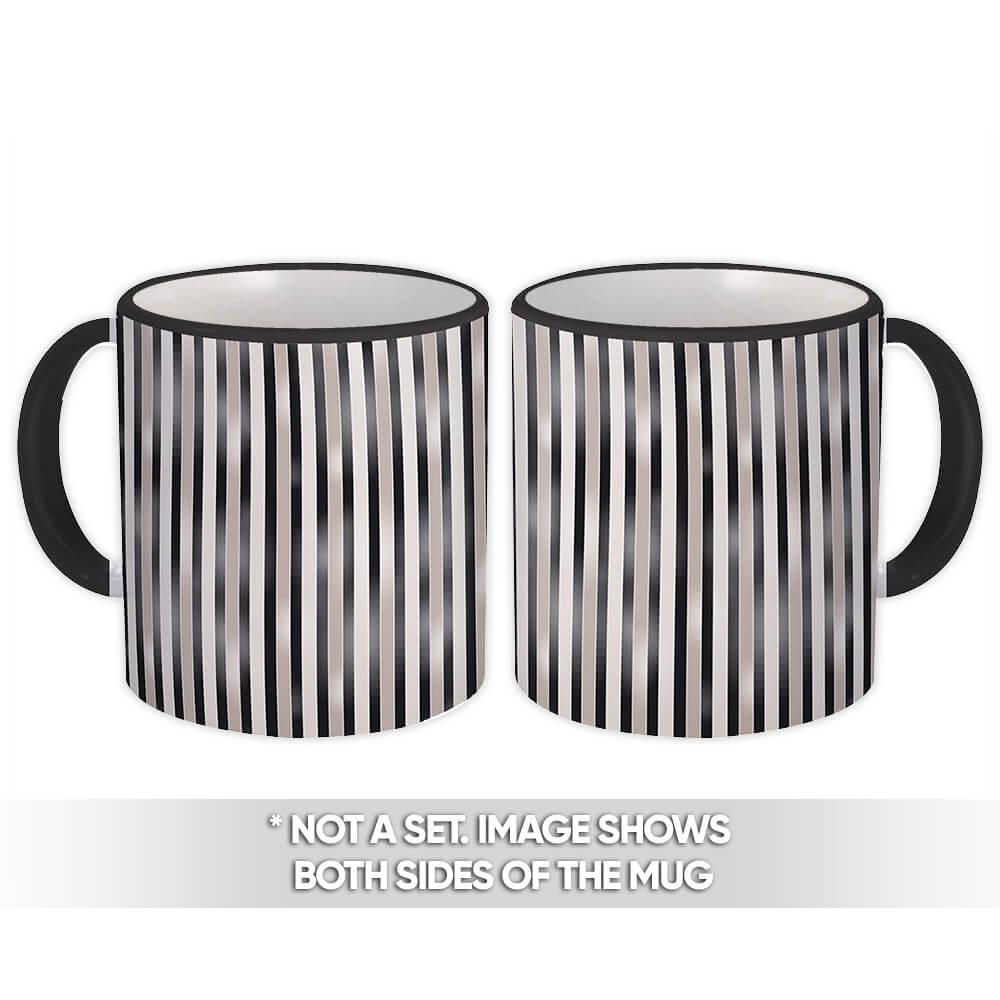 Gift Mug : Stripes Pattern Abstract Lines Home Wall Decor Coworker Father