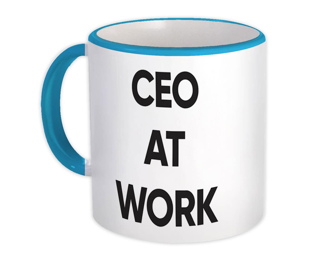 Gift Mug : CEO At Work Job Profession Office Coworker Christmas