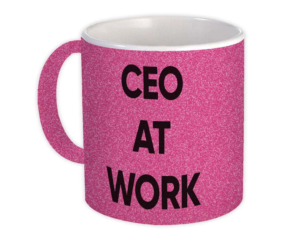 Gift Mug : CEO At Work Job Profession Office Coworker Christmas