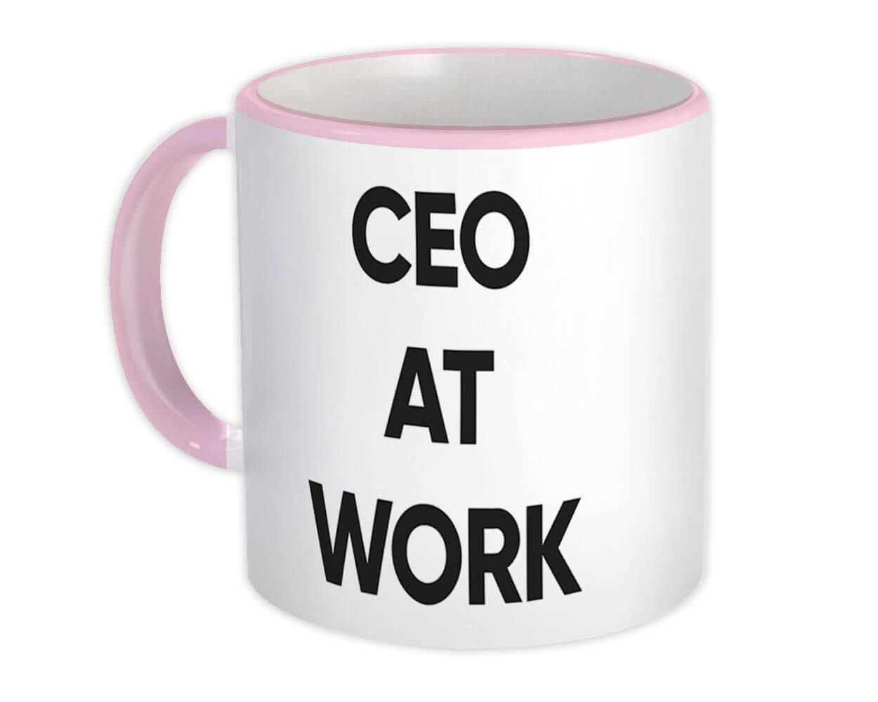 Gift Mug : CEO At Work Job Profession Office Coworker Christmas