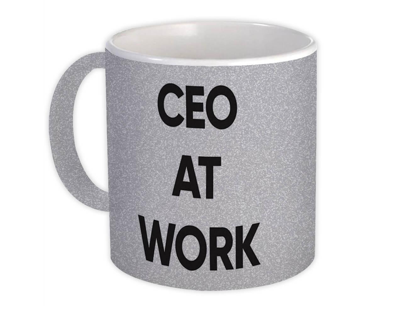 Gift Mug : CEO At Work Job Profession Office Coworker Christmas