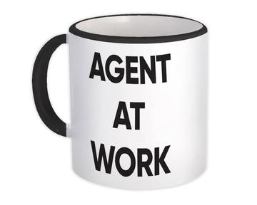 AGENT At Work : Gift Mug Job Profession Office Coworker Christmas
