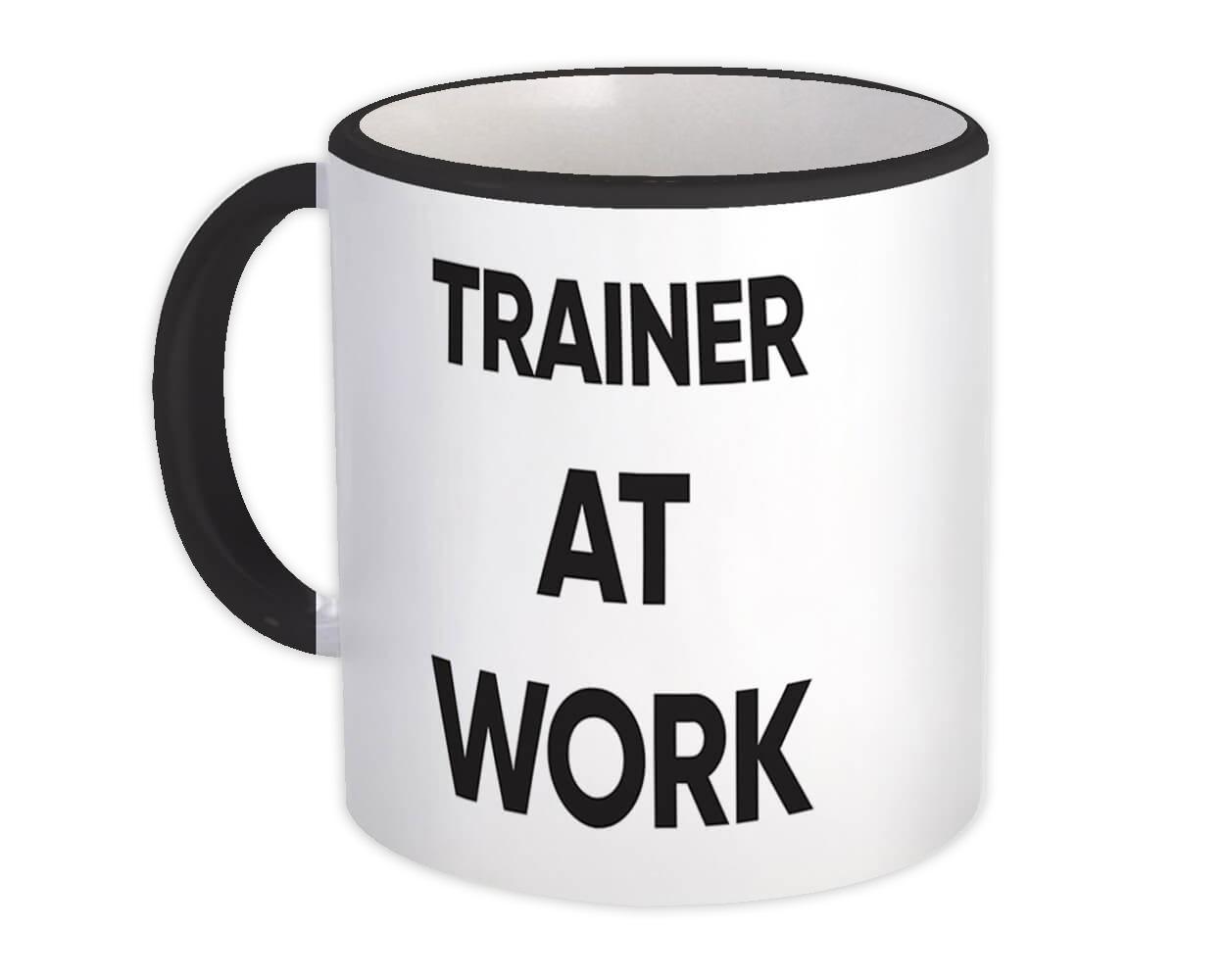 Gift Mug : TRAINER At Work Job Profession Office Coworker Christmas