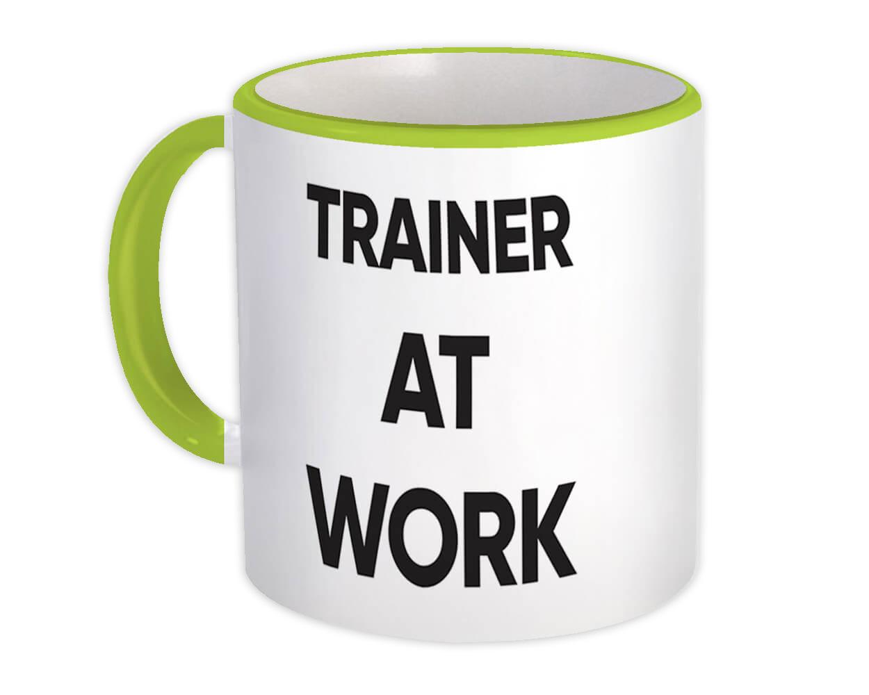 Gift Mug : TRAINER At Work Job Profession Office Coworker Christmas