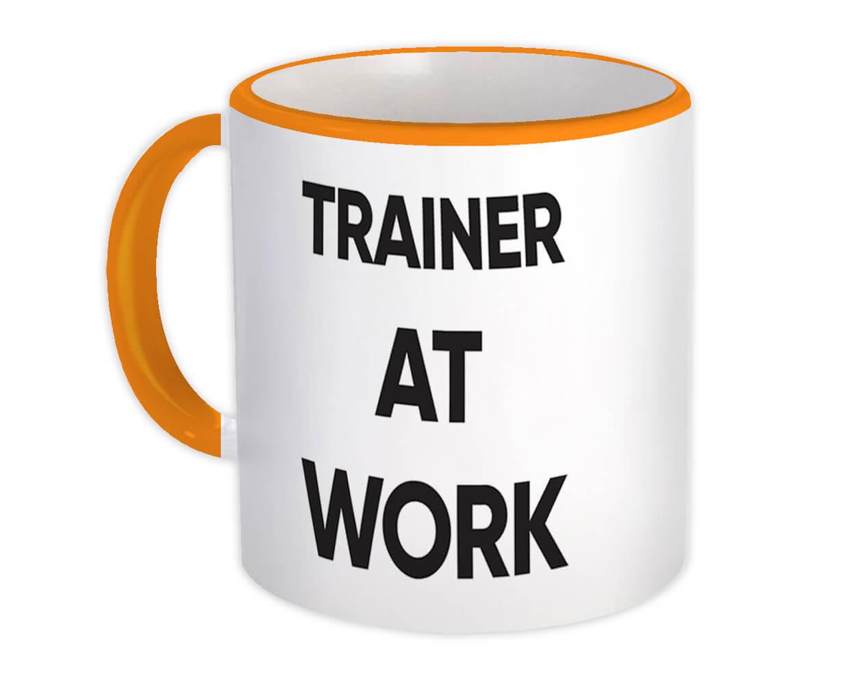 Gift Mug : TRAINER At Work Job Profession Office Coworker Christmas