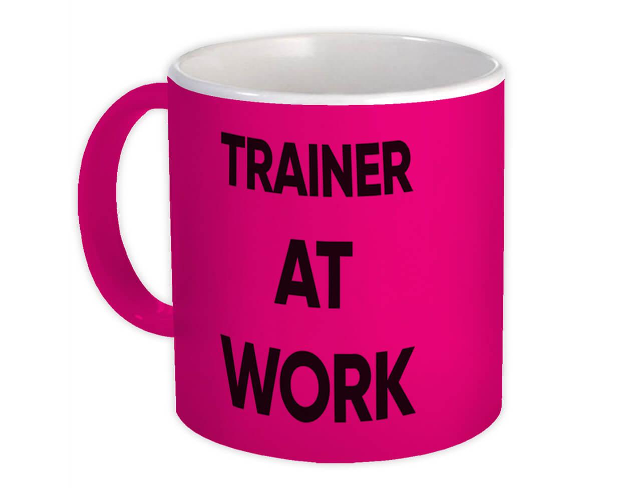 Gift Mug : TRAINER At Work Job Profession Office Coworker Christmas