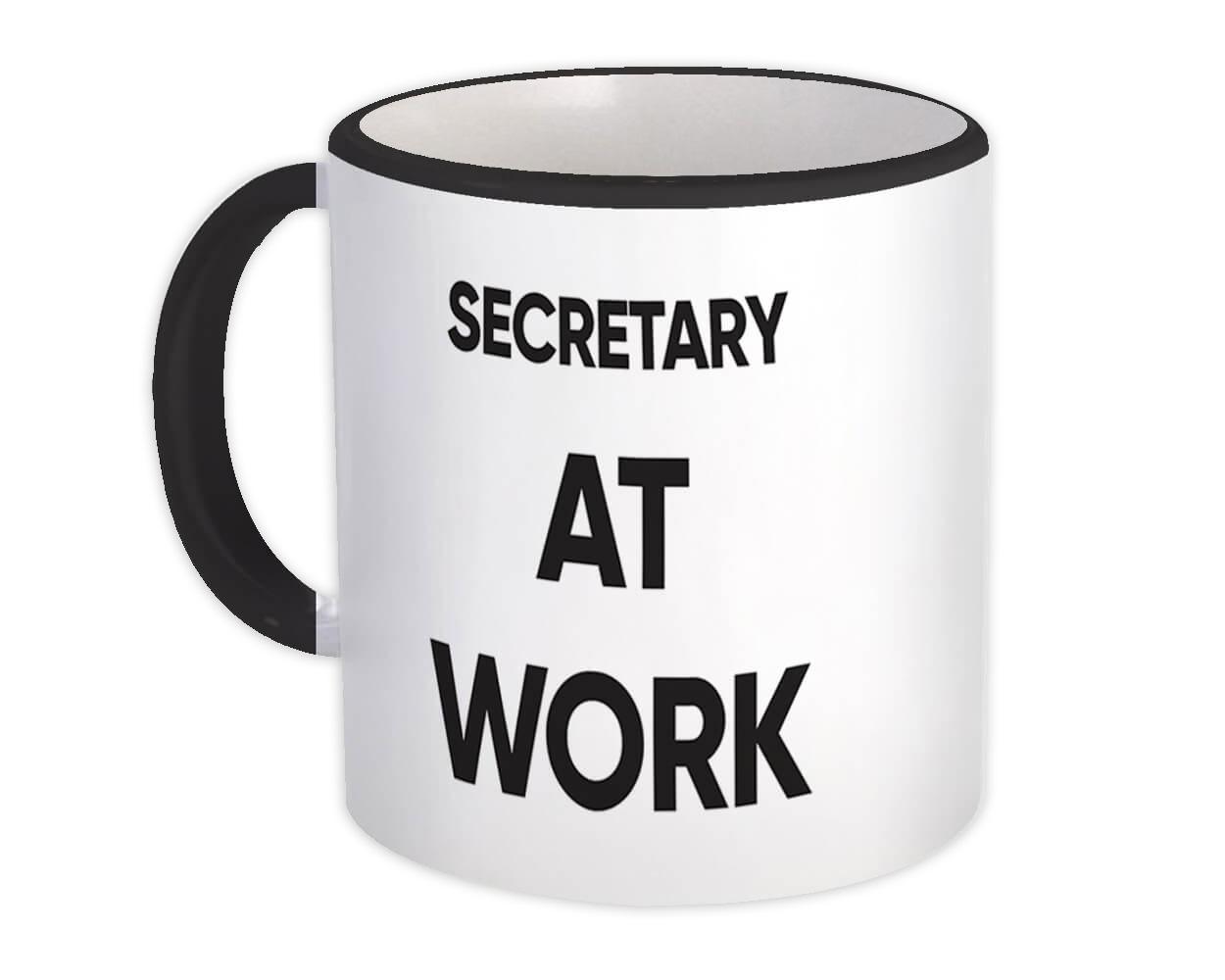 Gift Mug : SECRETARY At Work Job Profession Office Coworker Christmas