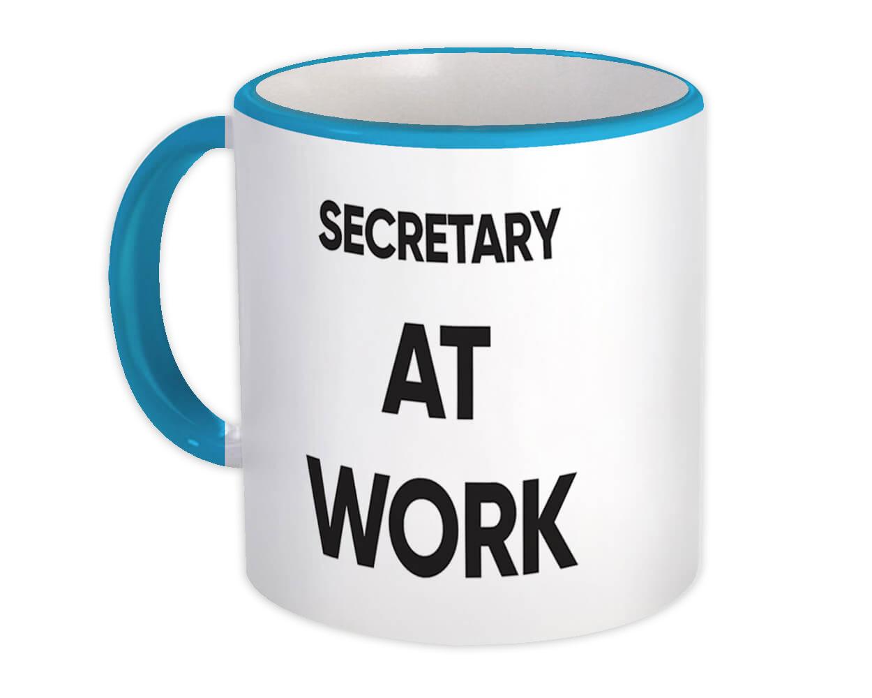 Gift Mug : SECRETARY At Work Job Profession Office Coworker Christmas