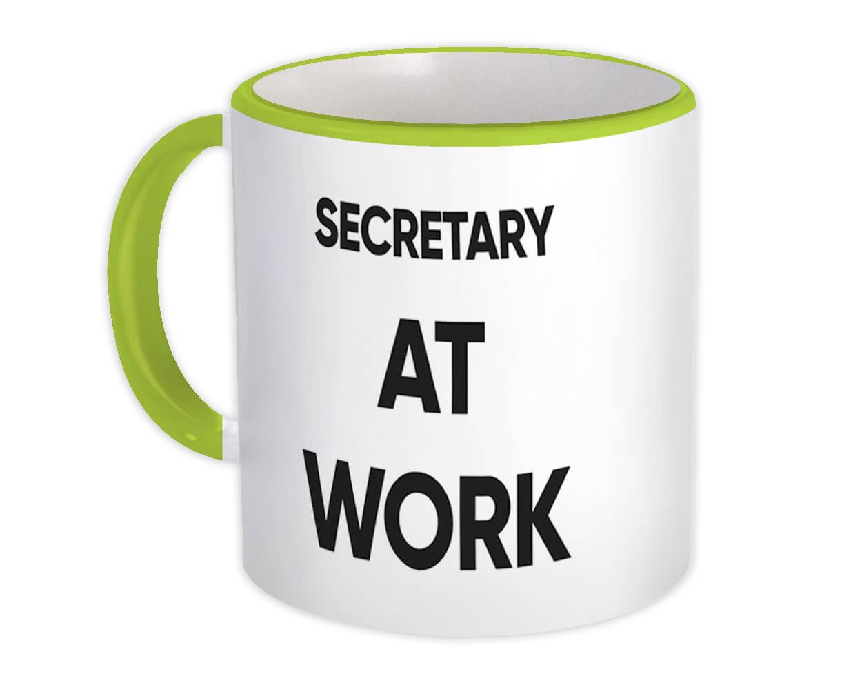 Gift Mug : SECRETARY At Work Job Profession Office Coworker Christmas