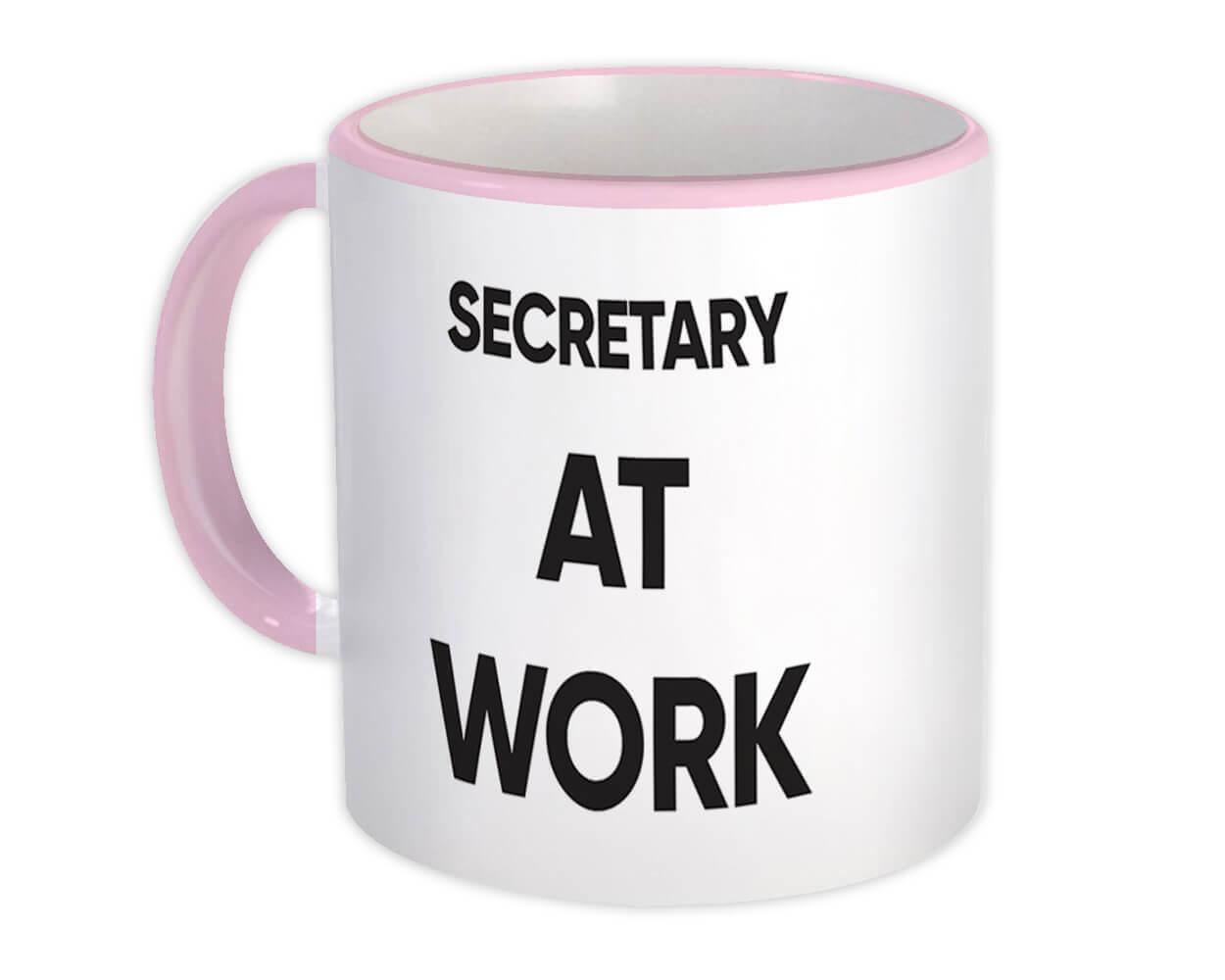 Gift Mug : SECRETARY At Work Job Profession Office Coworker Christmas