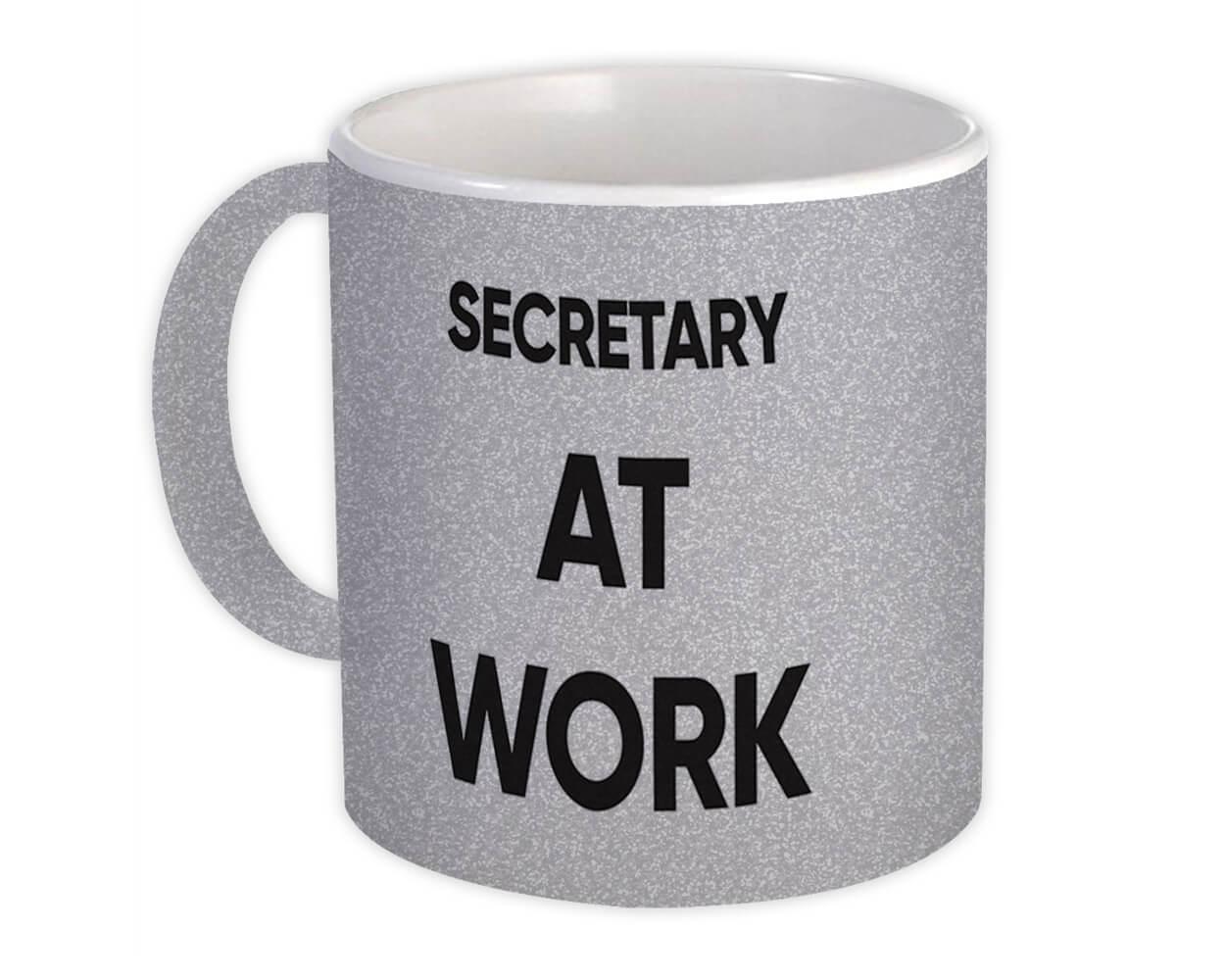 Gift Mug : SECRETARY At Work Job Profession Office Coworker Christmas