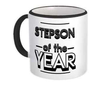 STEPSON of The Year : Gift Mug Christmas Birthday Son Secret Santa Gift Idea Holidays Gift