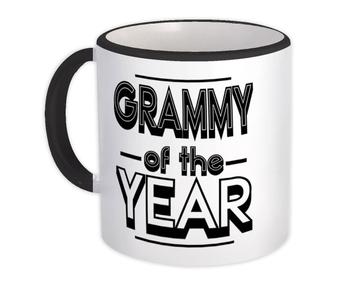 GRAMMY of The Year : Gift Mug Christmas Birthday Grandma Grandmother